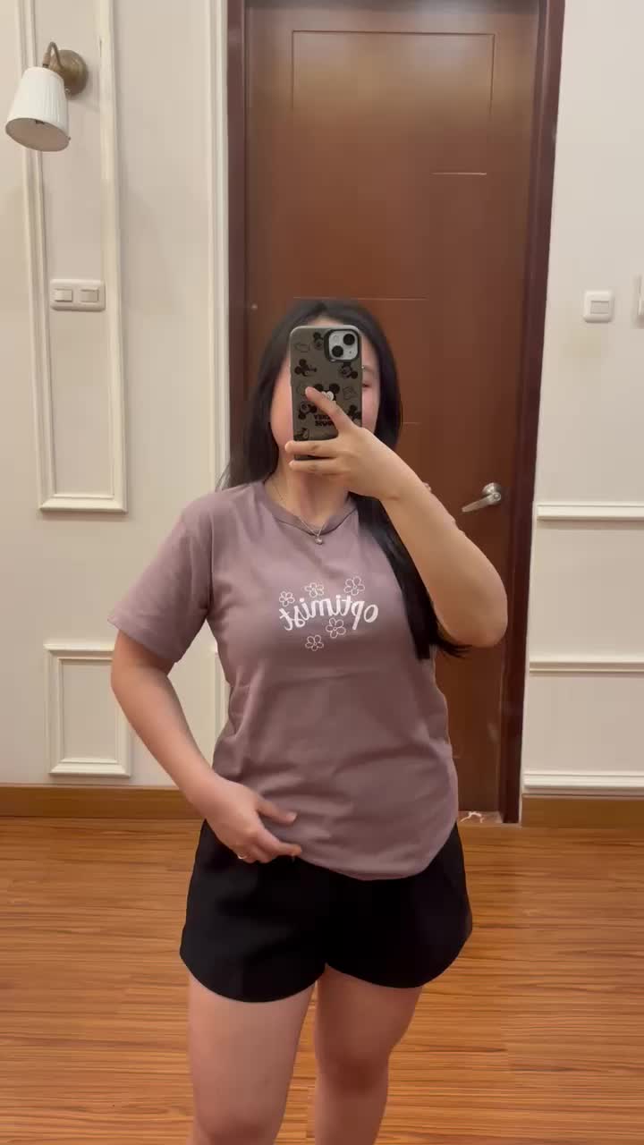 KAOS OPTIMIST | BAJU TUMBLR TEE SHIRT OVERSIZE DUSTY ROSE BLUE HITAM BEIGE | TUMBLR TEE | KOREA STYLE