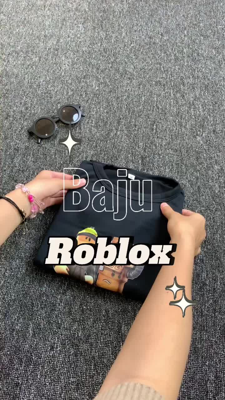 Setelan Anak Perempuan dan Laki Laki X ROBLOX - Baju Kaos dan Celana Fashion Motif Pakaian Terbaru Usia 5-15 Tahun