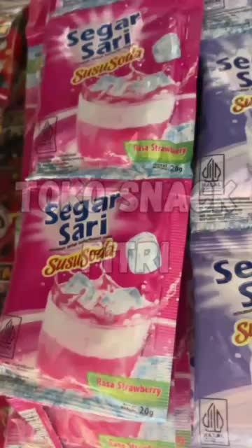 MINUMAN SEGAR SARI SUSU SODA 20GRAM @10pcs