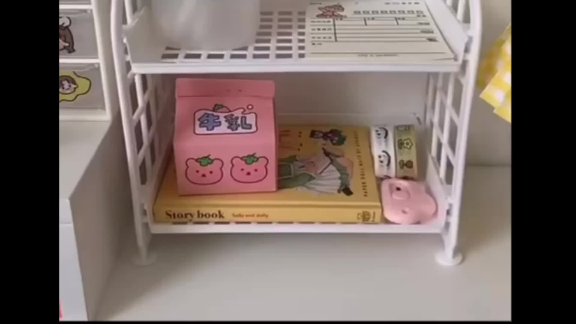 ￼(COD) Rak 2Tingkat Mini Tempat Penyimpanan / Bumbu Dapur Peralatan Kamar Mandi Rak 2 Tingkat Serbaguna