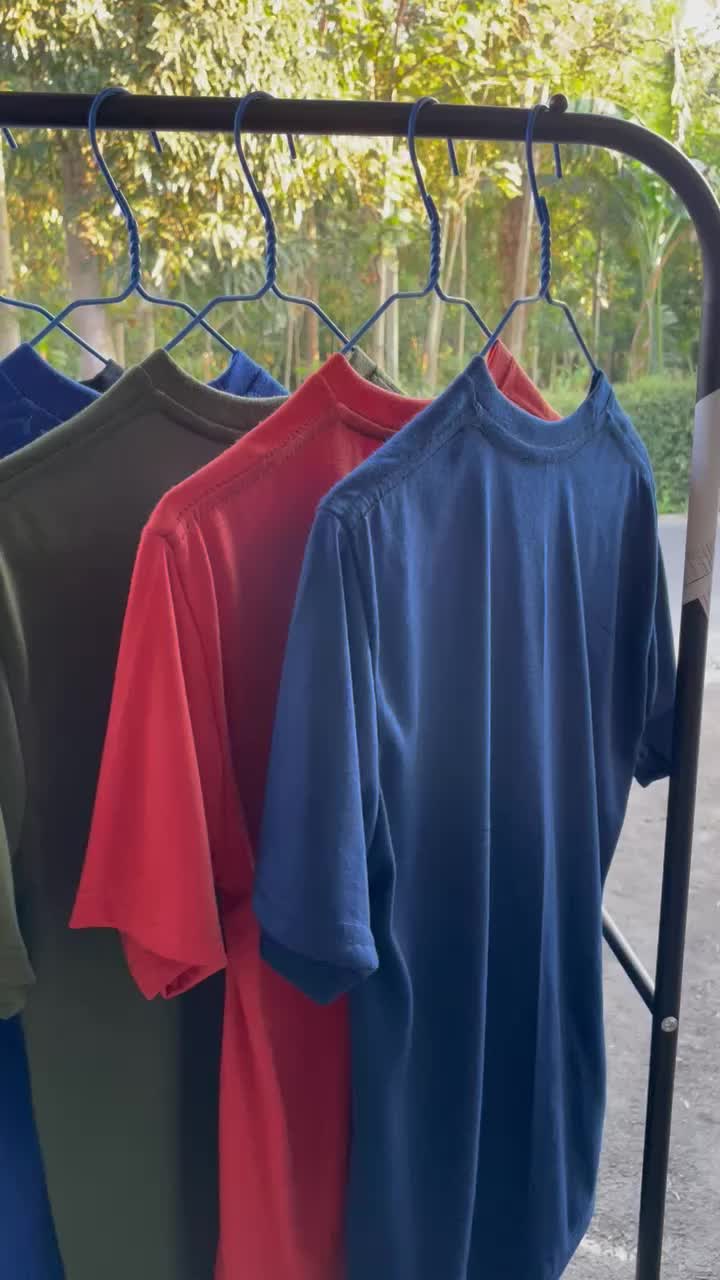 Ocelot Kaos bahan PE / Poliester Pria I wanita lengan Pendek Polos Round Neck | Outlet Kaos