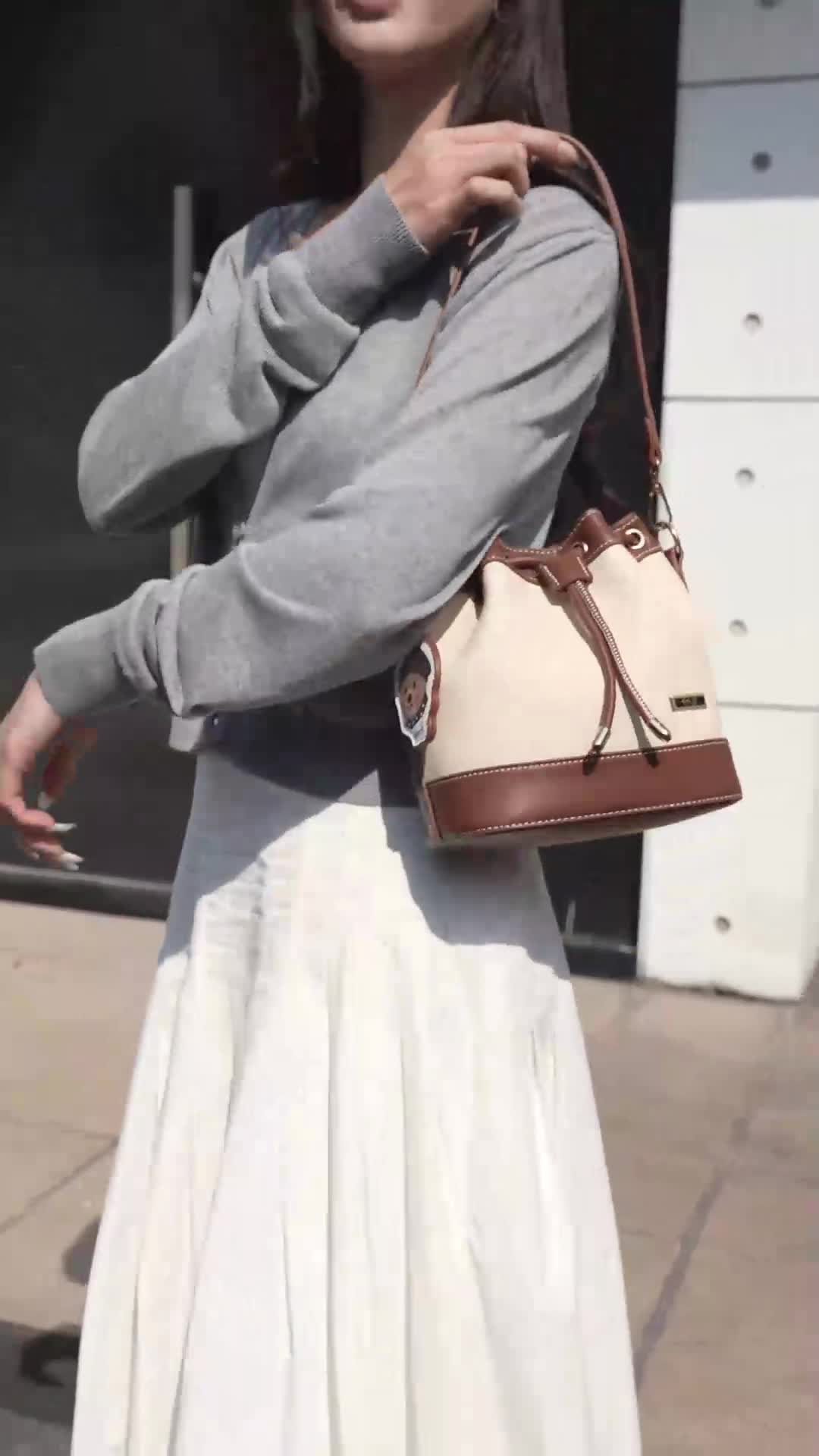 En-ji Monbin Handbag Wanita