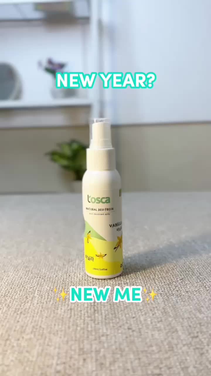 Natural Deodorant Spray 100ml Tosca Deodorant Tawas Cair Ampuh Mencegah Bau Ketiak dan Badan Non Alkohol