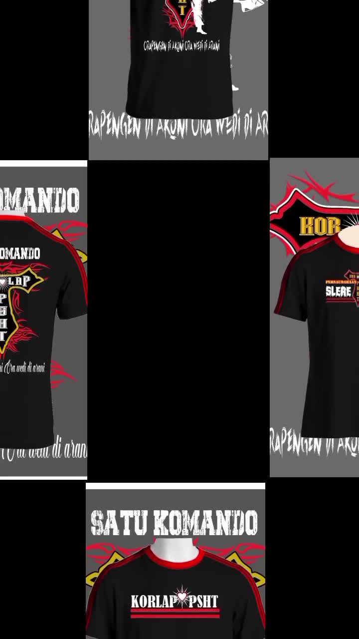 kaos KORLAP PSHT keren dengan desain yg menarik Katun Combed slere merah T