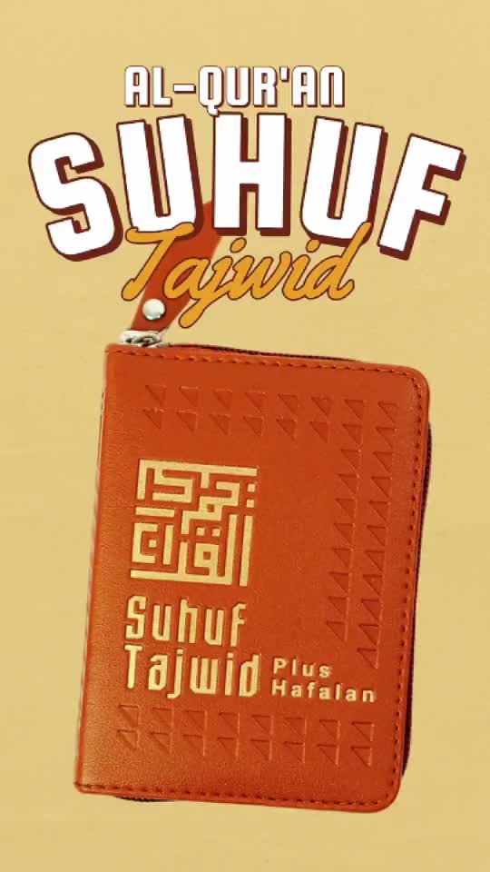 Al-Quran SUHUF Tajwid Plus Hafalan Uk Mini A7 Alquran Santri Utsmani Saku Resleting Waqaf dan Ibtida
