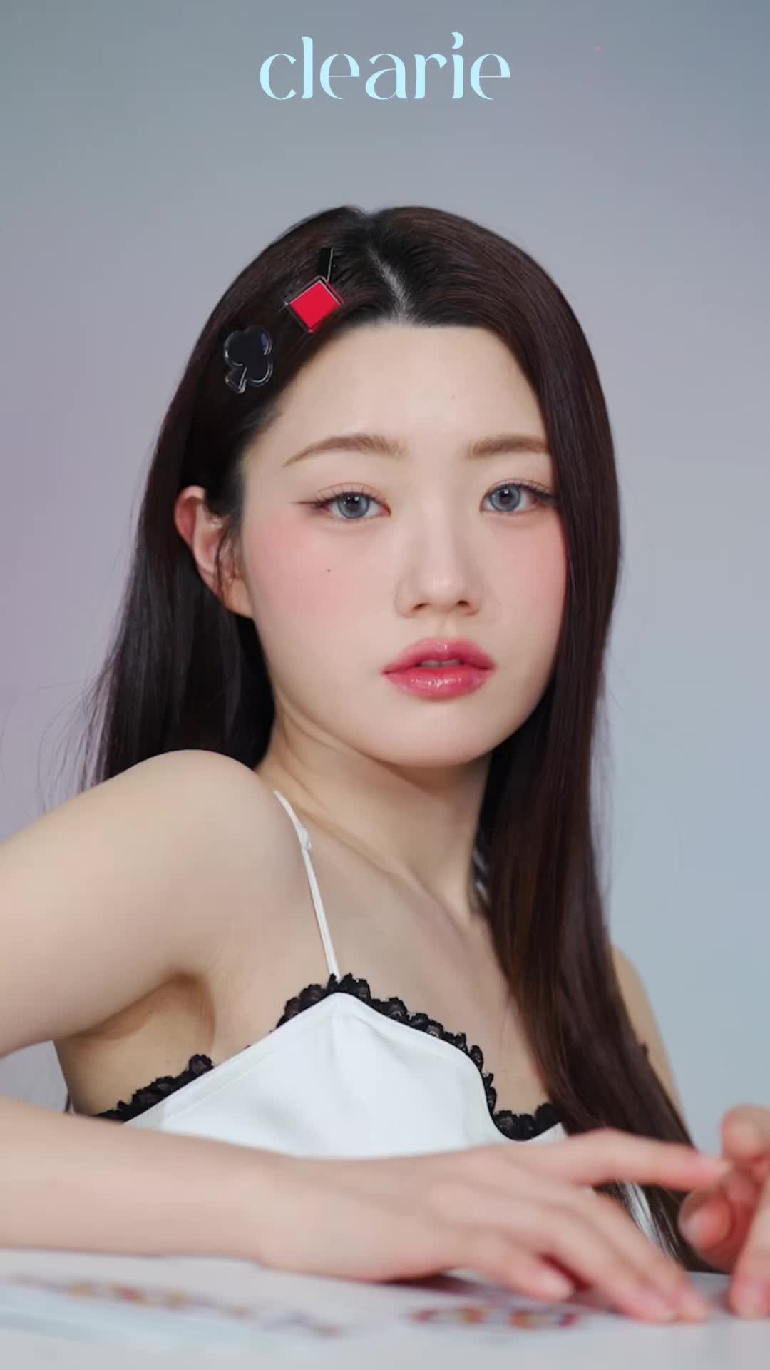 KawaiGankyu Softlens - Clearie Queen Gray  Contact Lens (1pc/SETENGAH PASANG)