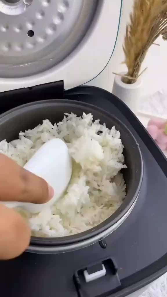 Magic com mini Portablle 0.8L Rice Cooker - 200W, Alas Anti Lengket, Cocok untuk 1-2 Orang - Pemanas, Penanak Rice Cooker Mini