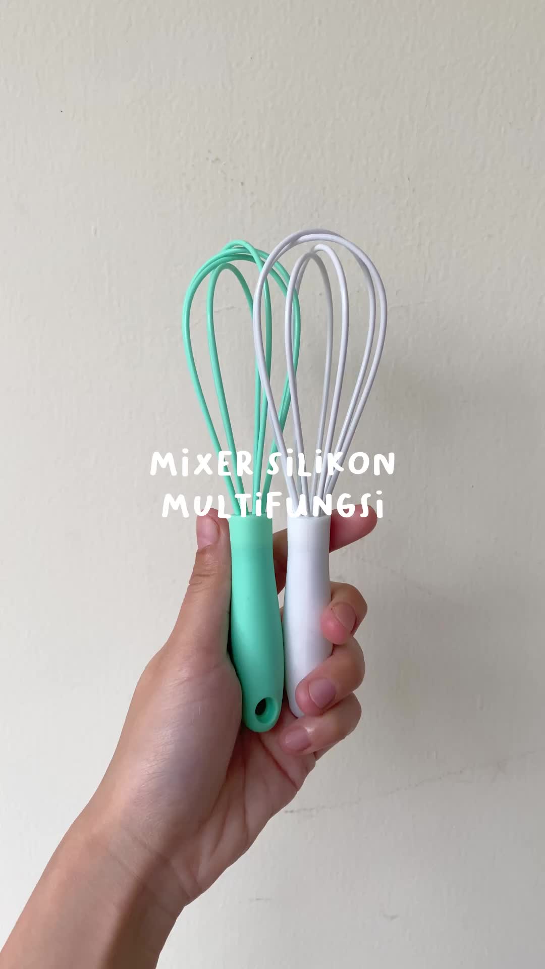 UNISO HOME - MIXER ADONAN MINI FULL SILIKON ANTI LENGKET 17 CM
