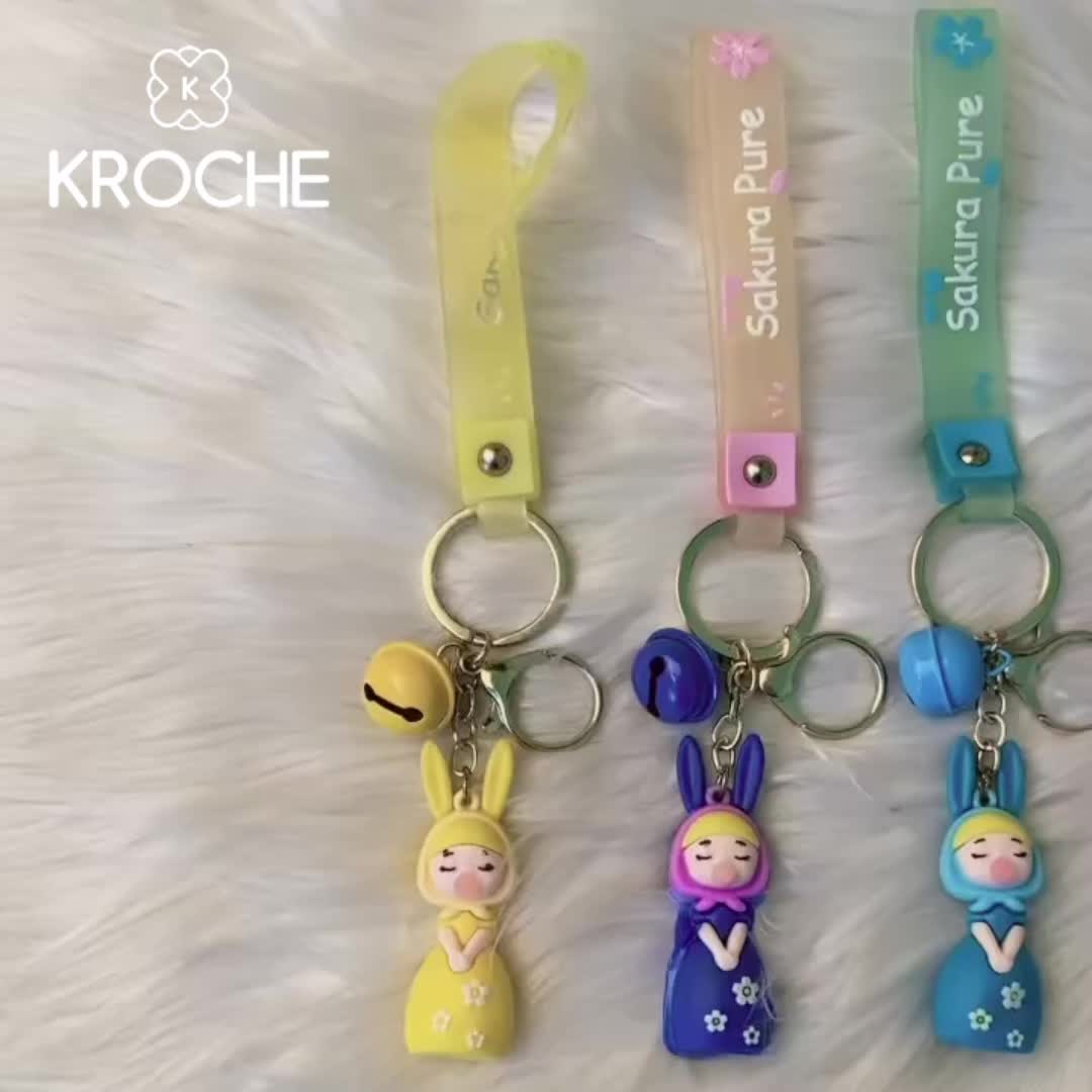 Kroche - Gantungan Kunci Karakter Lucu Keychain Gantungan Tas