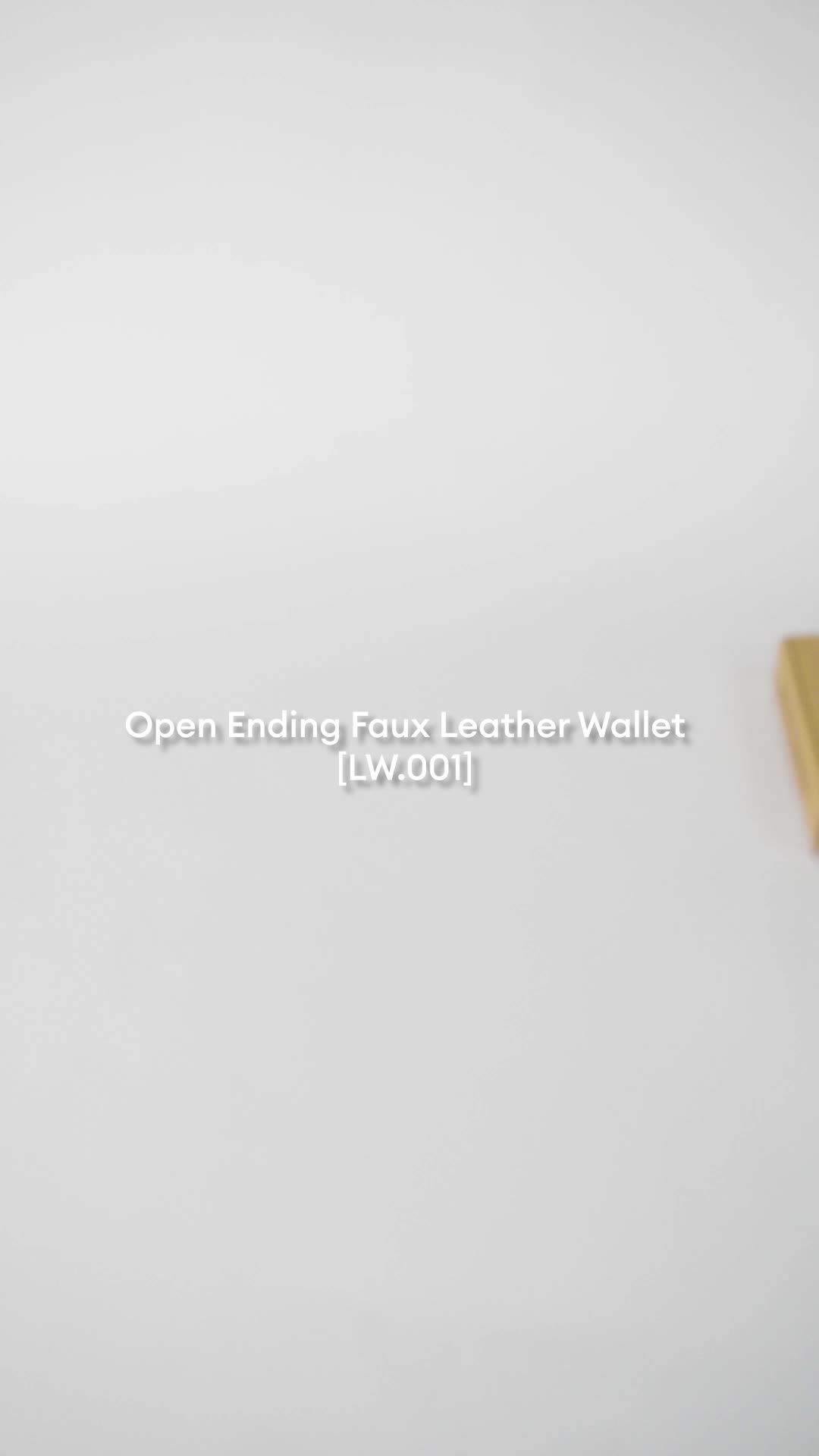 Open Ending Dompet Pria Murah Faux Leather / Kulit sintetis Kantung Lipat [LW.001]