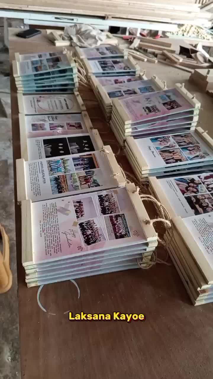 Pigura Kayu 15 x 24 Cetak Foto Custome Kado Ulang Tahun Tanpa PO Frame