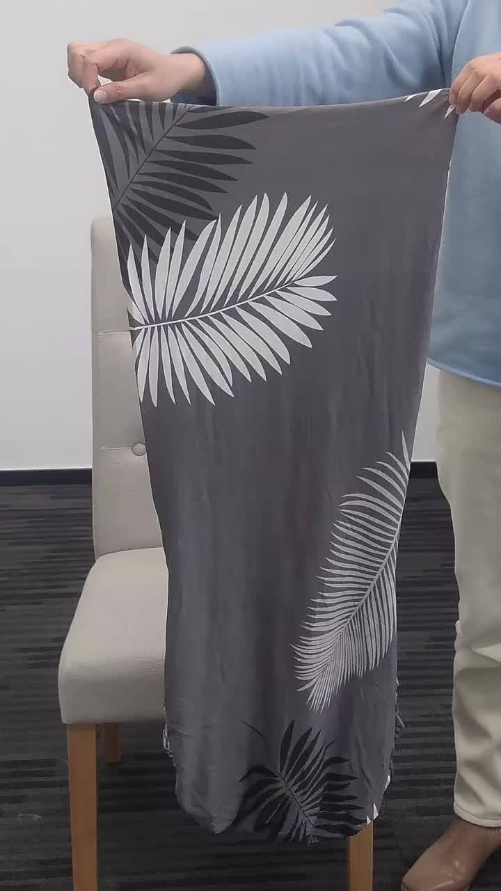 Elastic Chair Cover Shabby / Penutup Alas Sarung Kursi Elastis Scretch Motif Bunga Abstrak