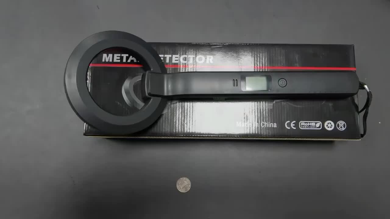 SANPYL Alat Pendeteksi Emas Logam Dalam Tanah Metal Detektor Dengan LCD Display Gratis Baterai 9V JS4