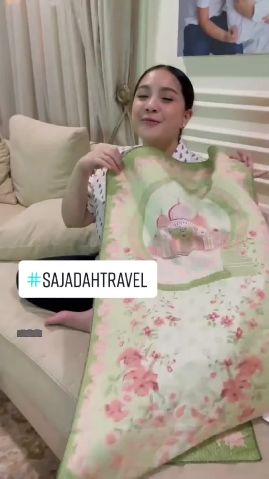 Arbifa | Sajadah Travel Nabawi Pouch Sejadah Traveling souvenir Haji Umroh Pernikahan Tebal Tipis Muslim Motif Turki