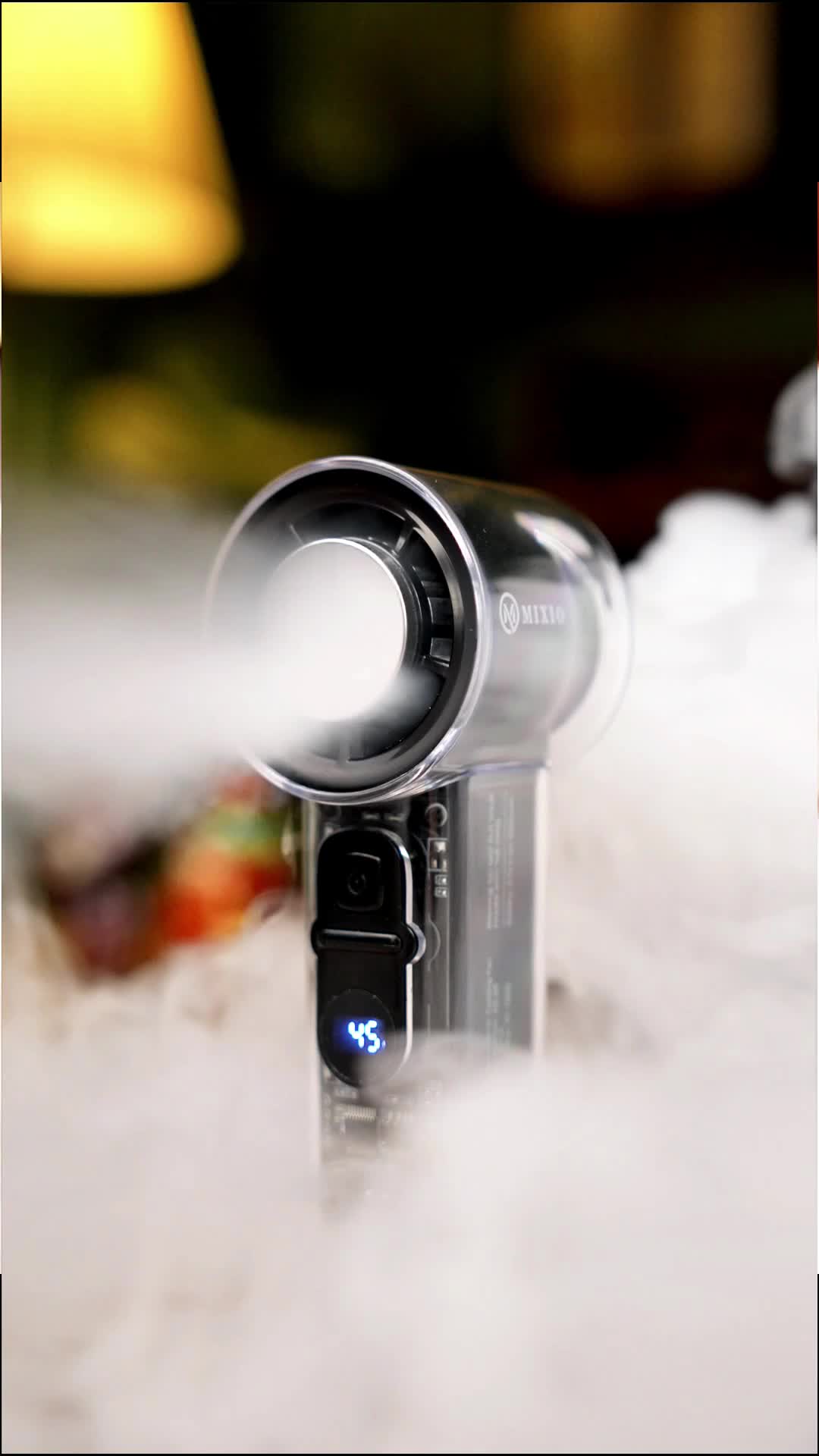 MIXIO GS-09 Transparant AC Cooling Fan Portable High Speed Kipas Angin Turbo Portable 18000Rpm Es Pendingin 5000Mah