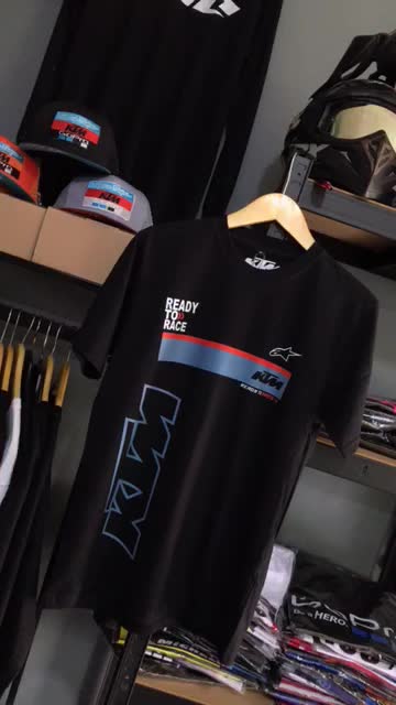 Kaos hitam ktm Rendy to race premium