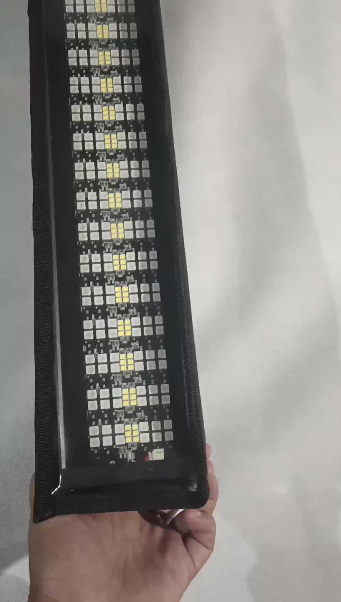 cover led srobo bar ukuran 100 x8 x8  kombinasi sepanten