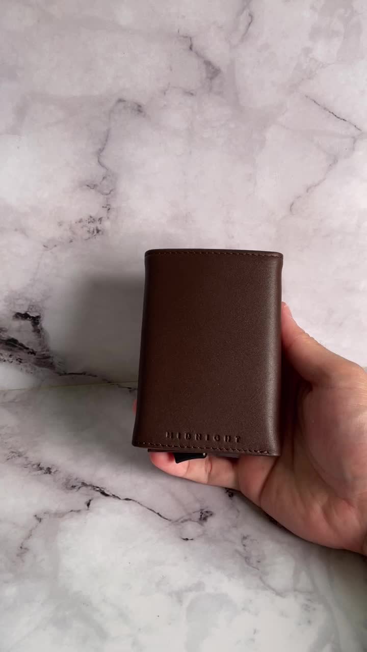 Dompet Kartu kulit RFID Blocking - Midnight Dusk - Pria Wanita