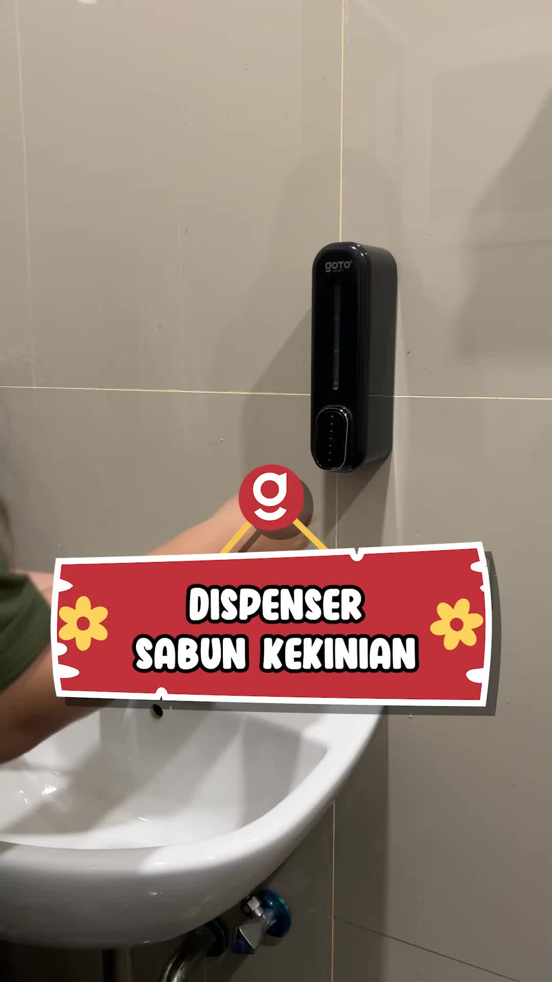 Goto [COD] Chisty Soap Dispenser Tempat Wadah Sabun Cair Tempel Dinding