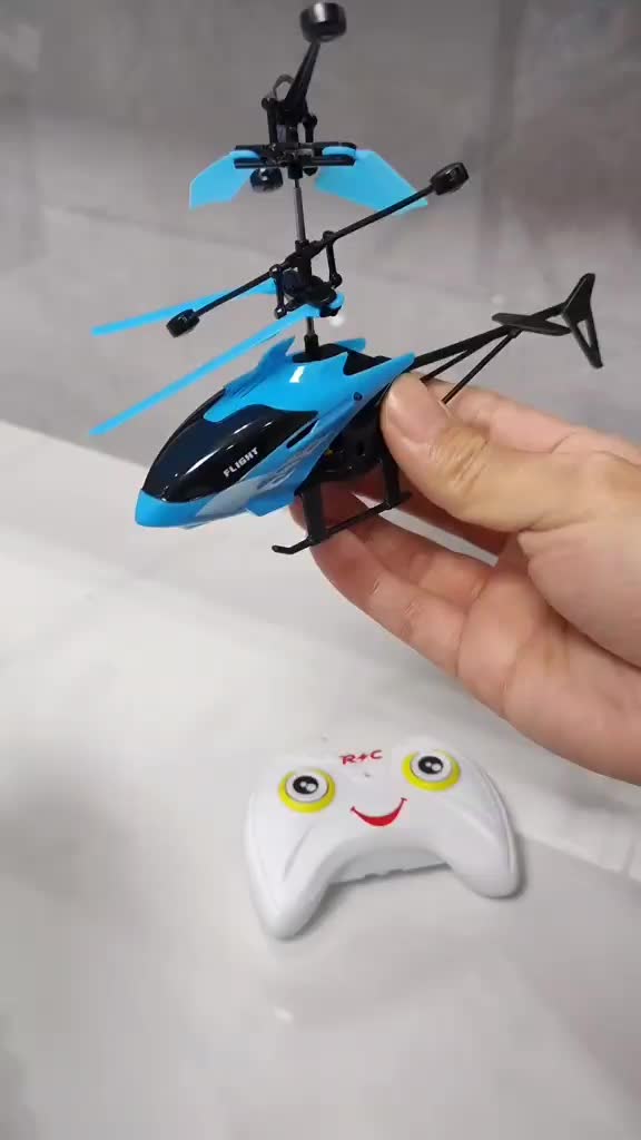 COD  6-18 tahun anak induksi terbang mainan pesawat rc kontrol dengan lampu control remote Toys
