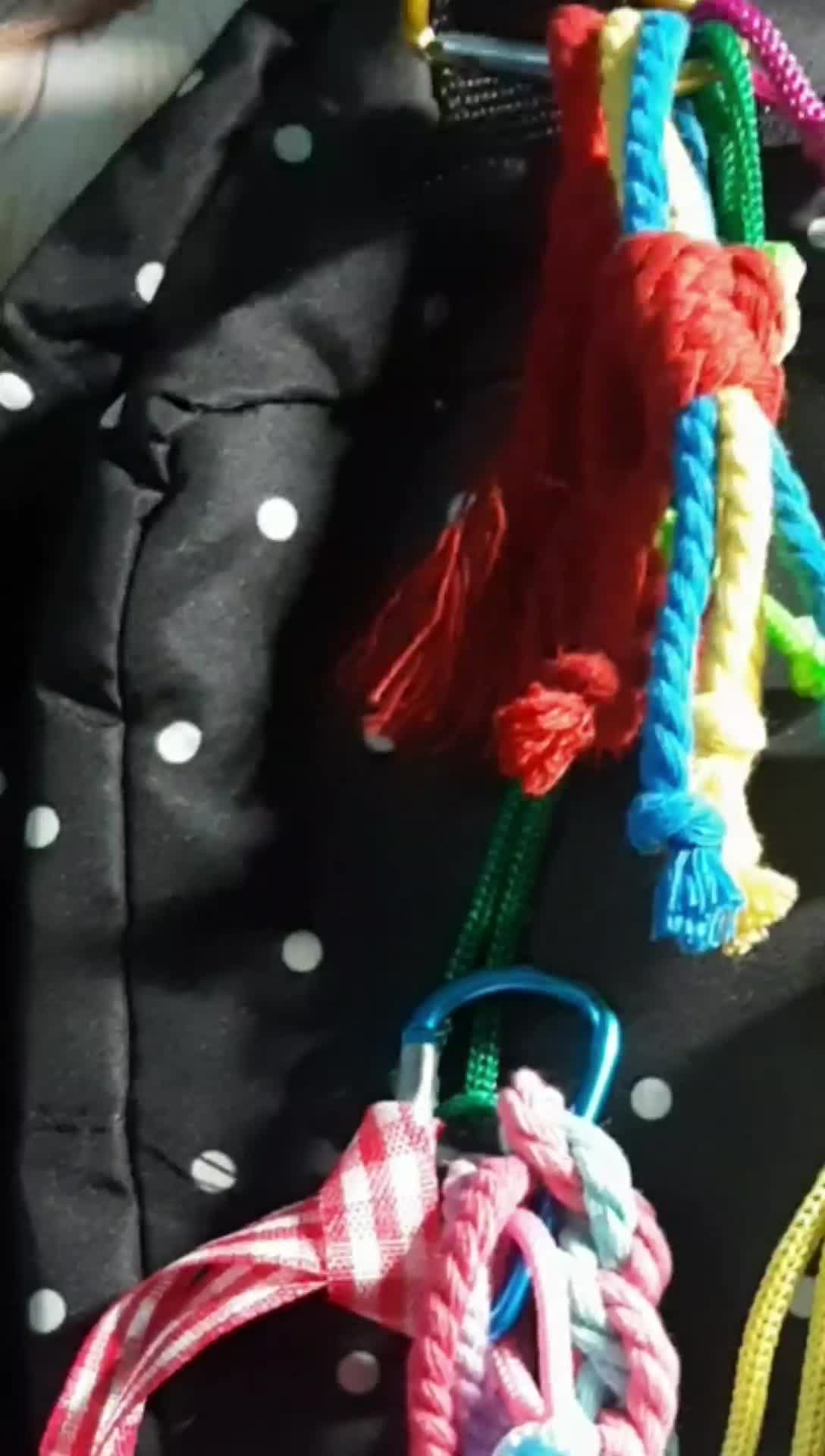 Bag Charm Keychain Carabiner Macrame Gantungan Kunci Gantungan Tas Gift