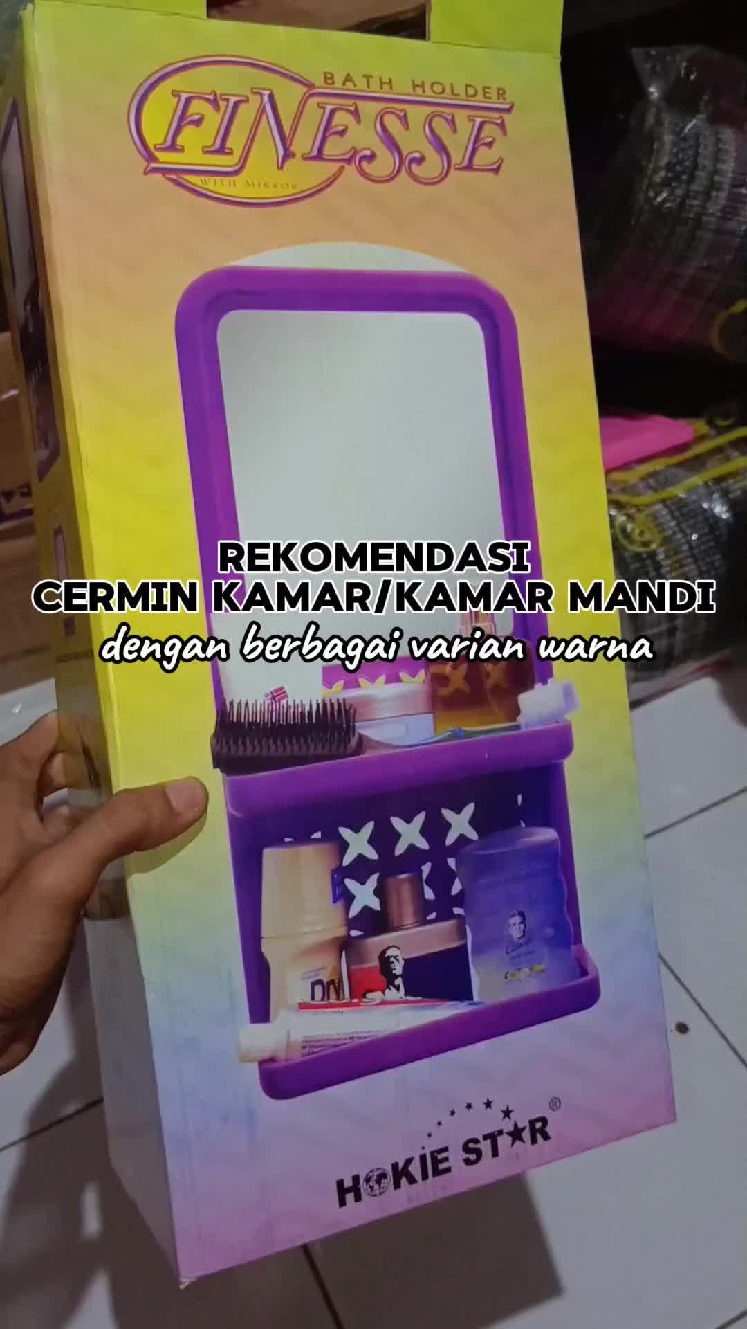 CERMIN KAMAR MANDI SUSUN 2 - KACA KAMAR MANDI FINNESE