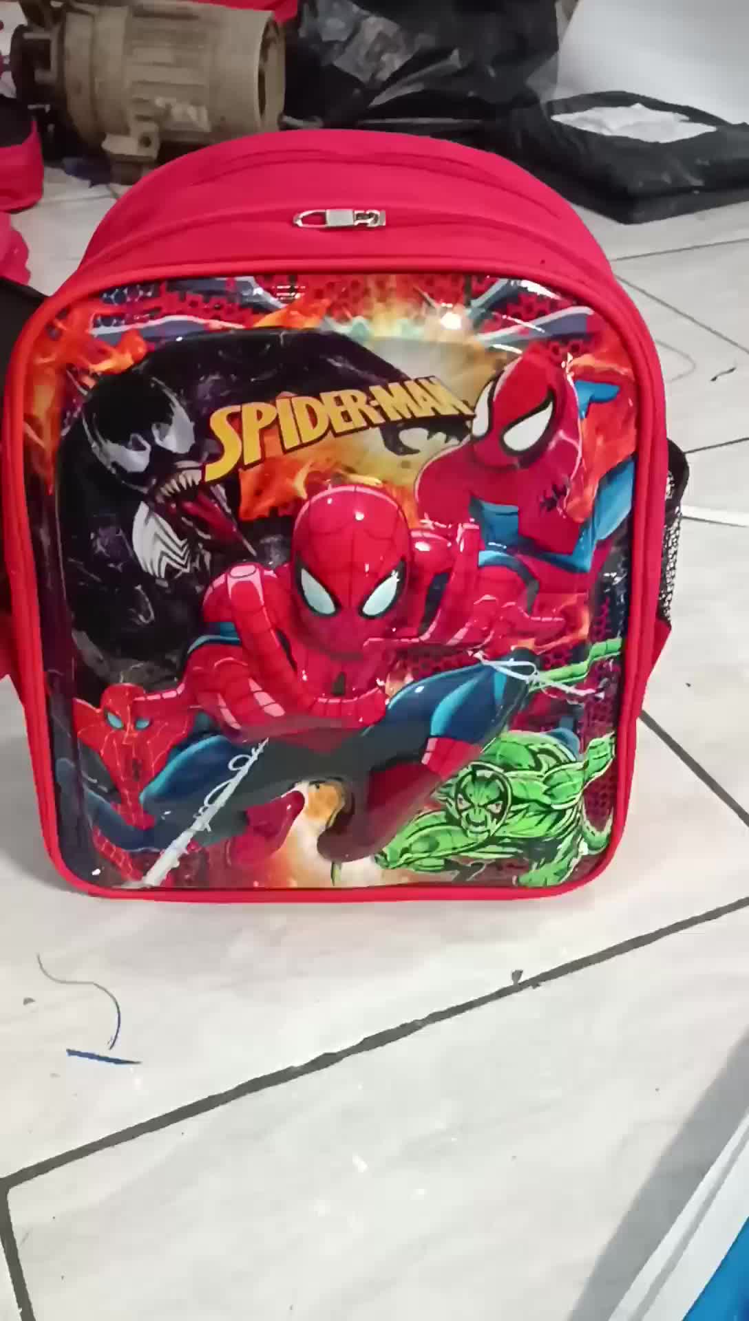 tas anak sekolah karakter 3d timbul led 2ruang banyak gambar dan ukuran untuk SD tk paud Fashion