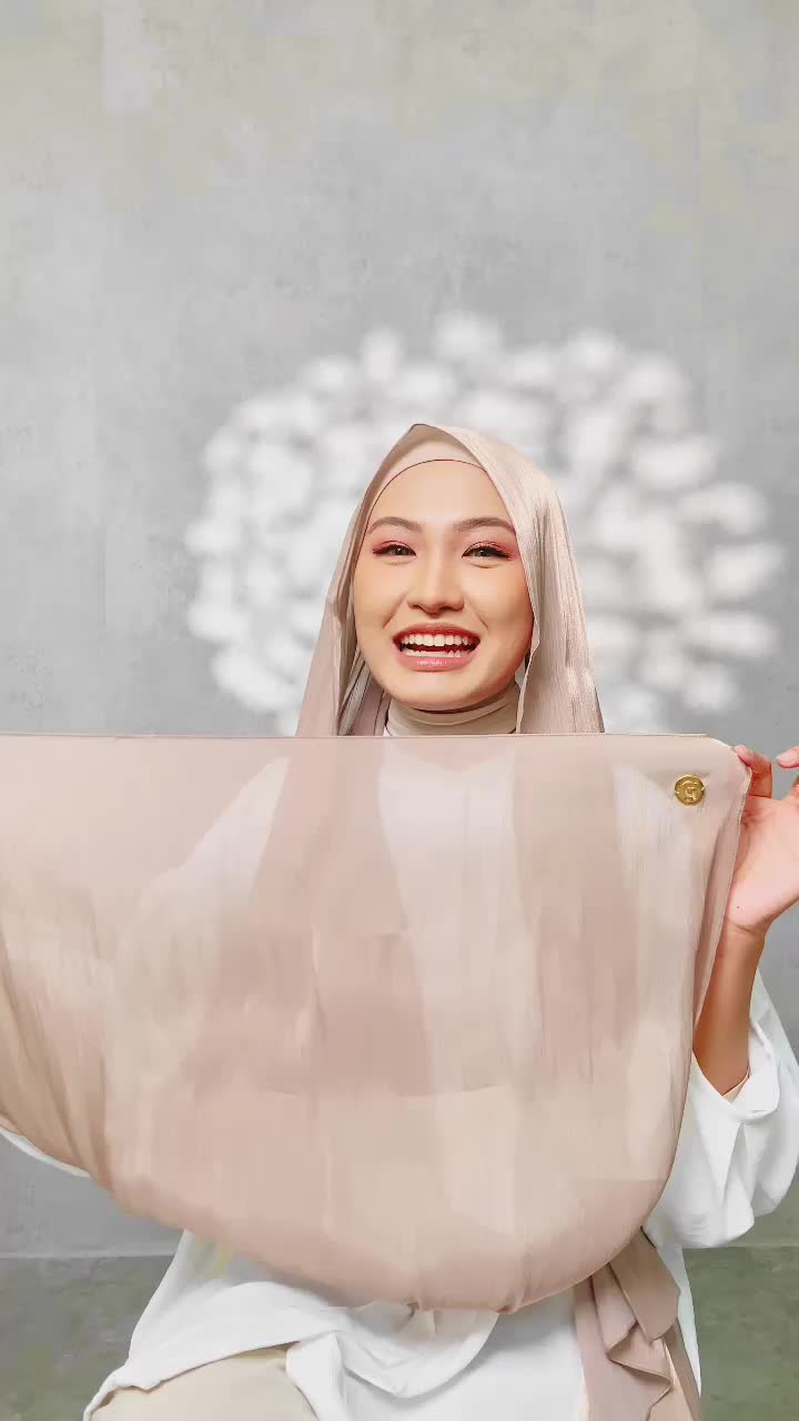 Hijaberies - Shimmer Silk Pashmina | [Beli Lokal] Kerudung Muslim Wanita Pashmina Syal bahan Shimmer Syari