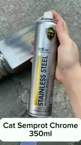 Cat Semprot Krom Stainless Anti Karat 350ml, Cat Anti Karat Untuk Baja Tahan Karat