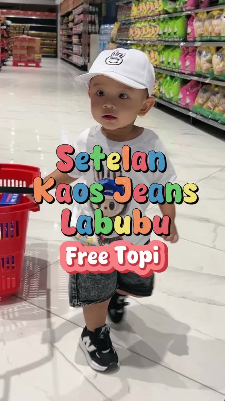 [ FREE TOPI ] Baju Anak Laki Laki Perempuan Kaos Distro cowok cewek umur 1-10 Tahun cotton combed 30s