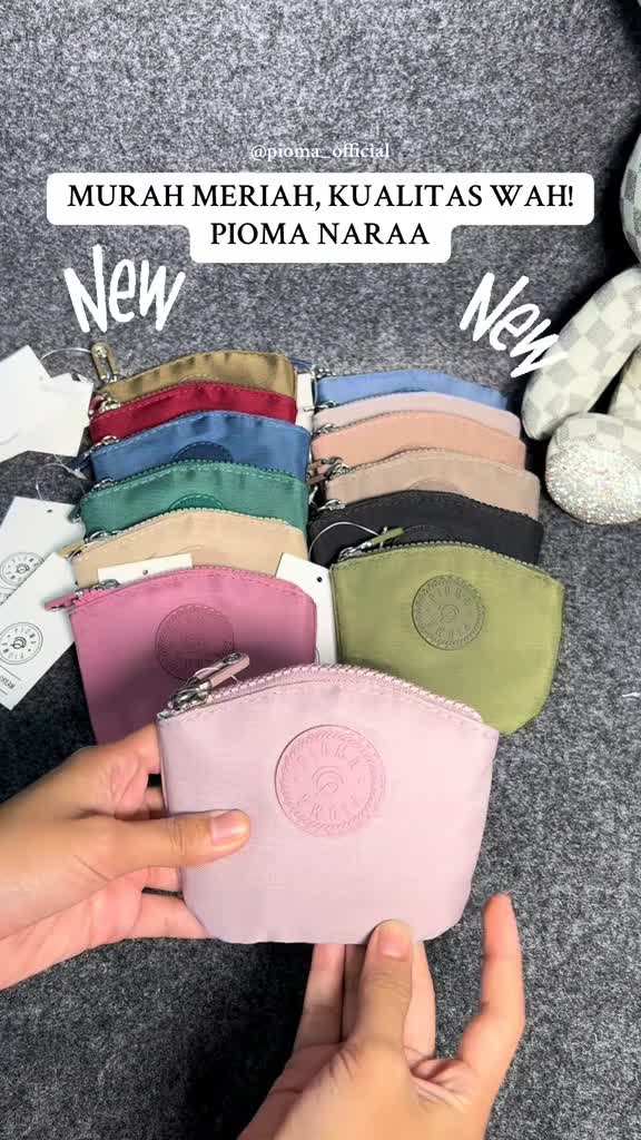 OPIOBAGS Pioma Nara - Dompet Kartu Wanita - Dompet Koin - Dompet Uang Wanita Pioma