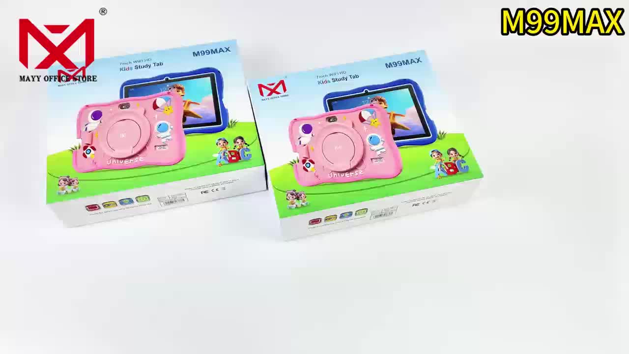 MAYY Kids STUDY TAB M99 Max 4/128GB, Tablet Anak / Bisa WIFI（Garansi 2 tahun） Kamera