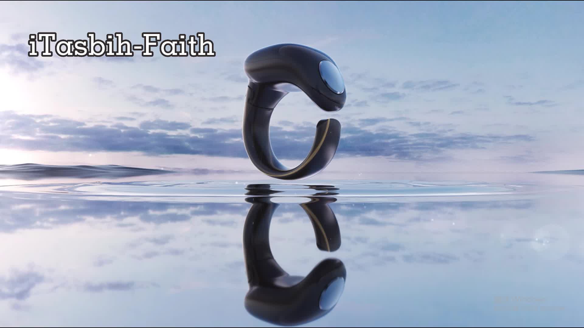 WESLAMIC iTasbih Faith Zikr Ring tasbin digital smart tasbih Smart Ring cincin tasbih digital