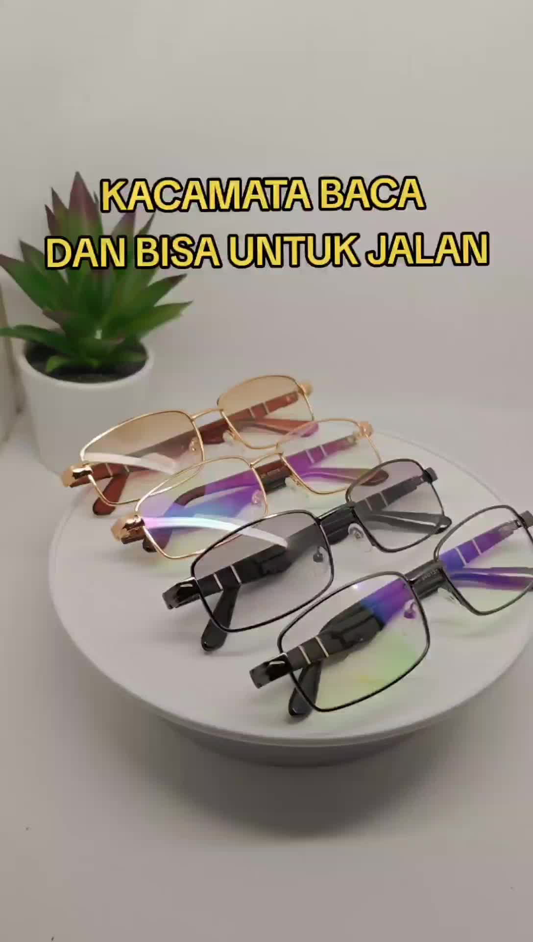 KACAMATA BACA DAN JALAN TEDUH 2 in 1 DOUBLE FOCUS FREE BOX DAN LAP Lensa Bening kacamatabaca plus untuk doublefokus kaca mata baca multi fungsi