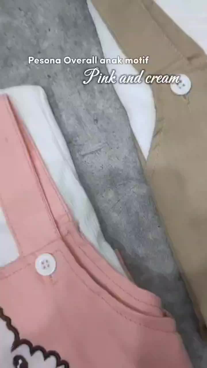 OVERALL ANAK PEREMPUAN JUMPSUIT ROK KODOK ANAK HAPPY BEAR 414