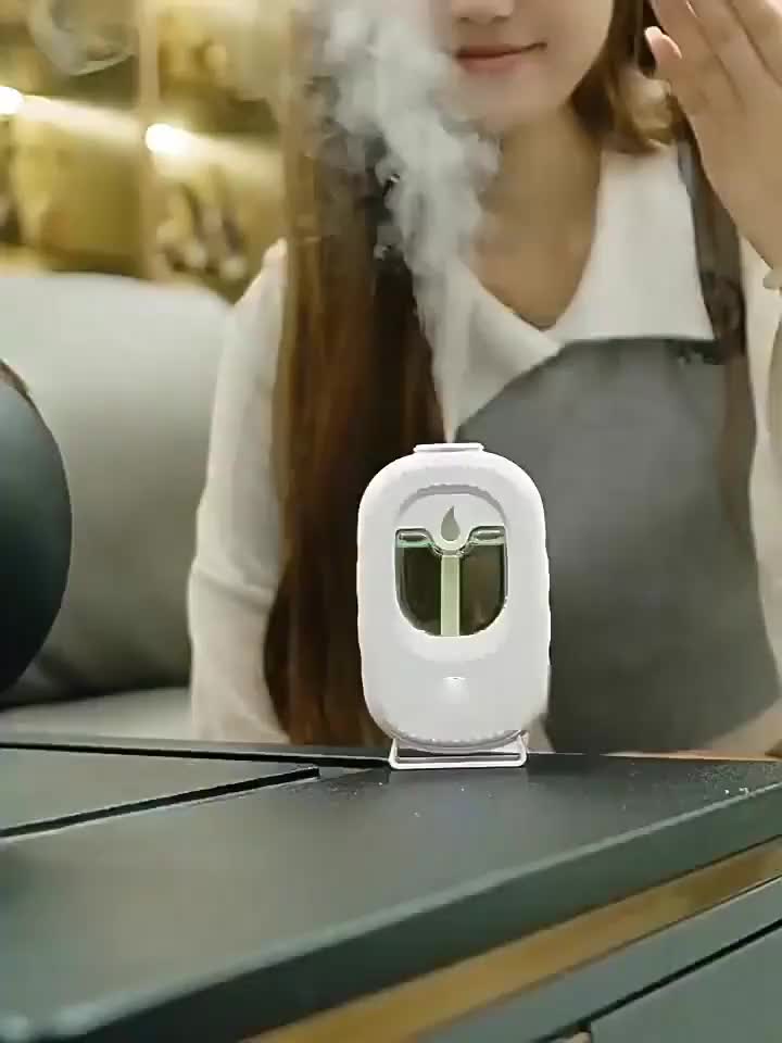 COD Humidifier Diffuser Aromaterapi Mini Aromaterapi Pewangi Ruangan LED Otomatis Dinding 4 Mode Spray Pengharum Otomatis .