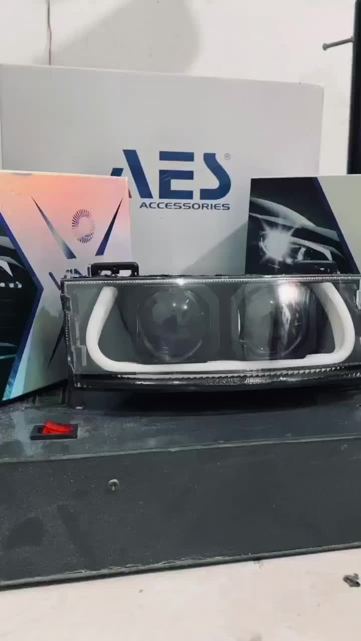 Lampu Depan Satria 2 tak Set Biled Matrix dan shroud rgb Crystal satria lumba tornado shogun kebo biled