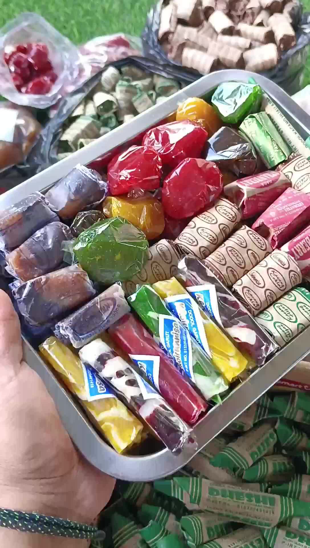 Dodol garut mix aneka rasa 1kg- Food Candy-cemilan kiloan murah