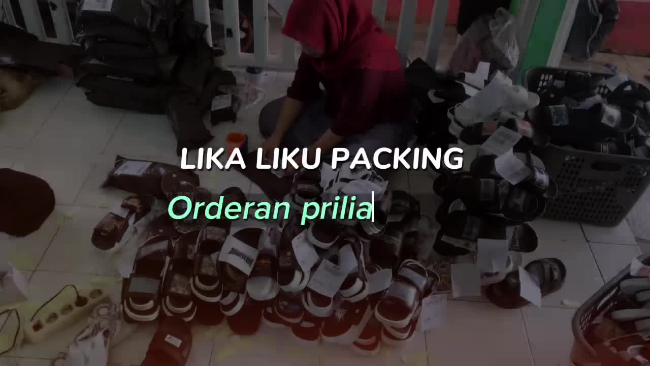 SUPADOS99 Sendal Kokok Pria P014 Sandal Slide Unisex Motif Kekinian Karet Shoes Kasual Hitam,Anak 26-35 Dewasa 36-40