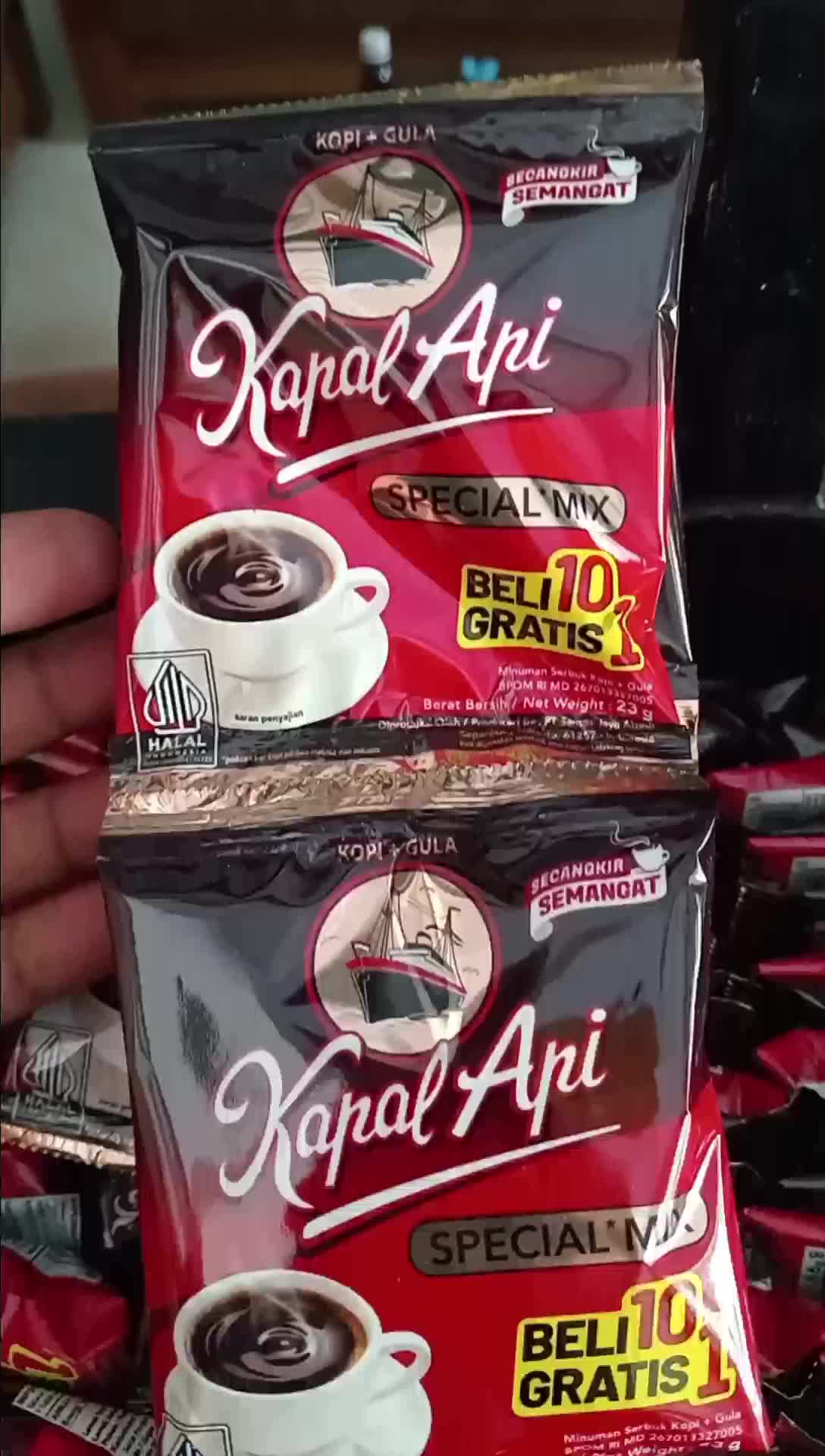 30 pcs kapal api special .mix 23 gram mantap