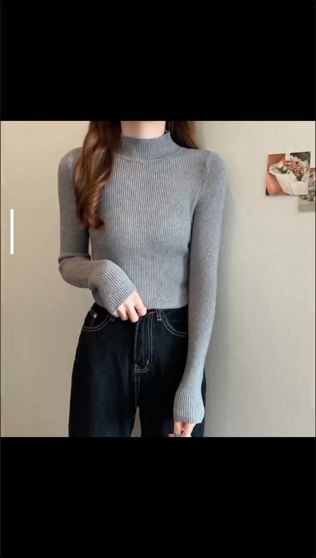 SEO~atasan polos wanita paket 3pc ~turtlenek polos wanita
