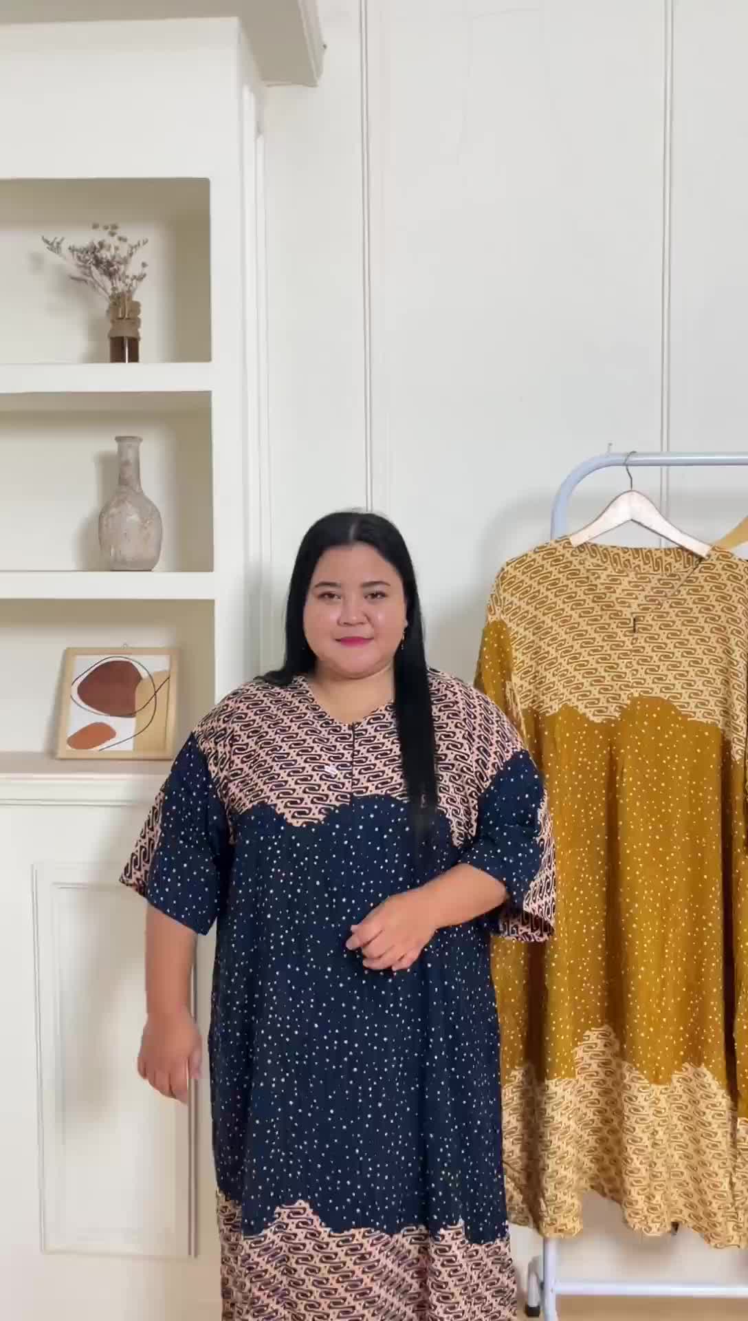 DASTER JUMBO RAYON TEBAL LD 160 BUSUI BUMIL | BB 80-140KG DRESS Wanita Rayon Resleting Depan
