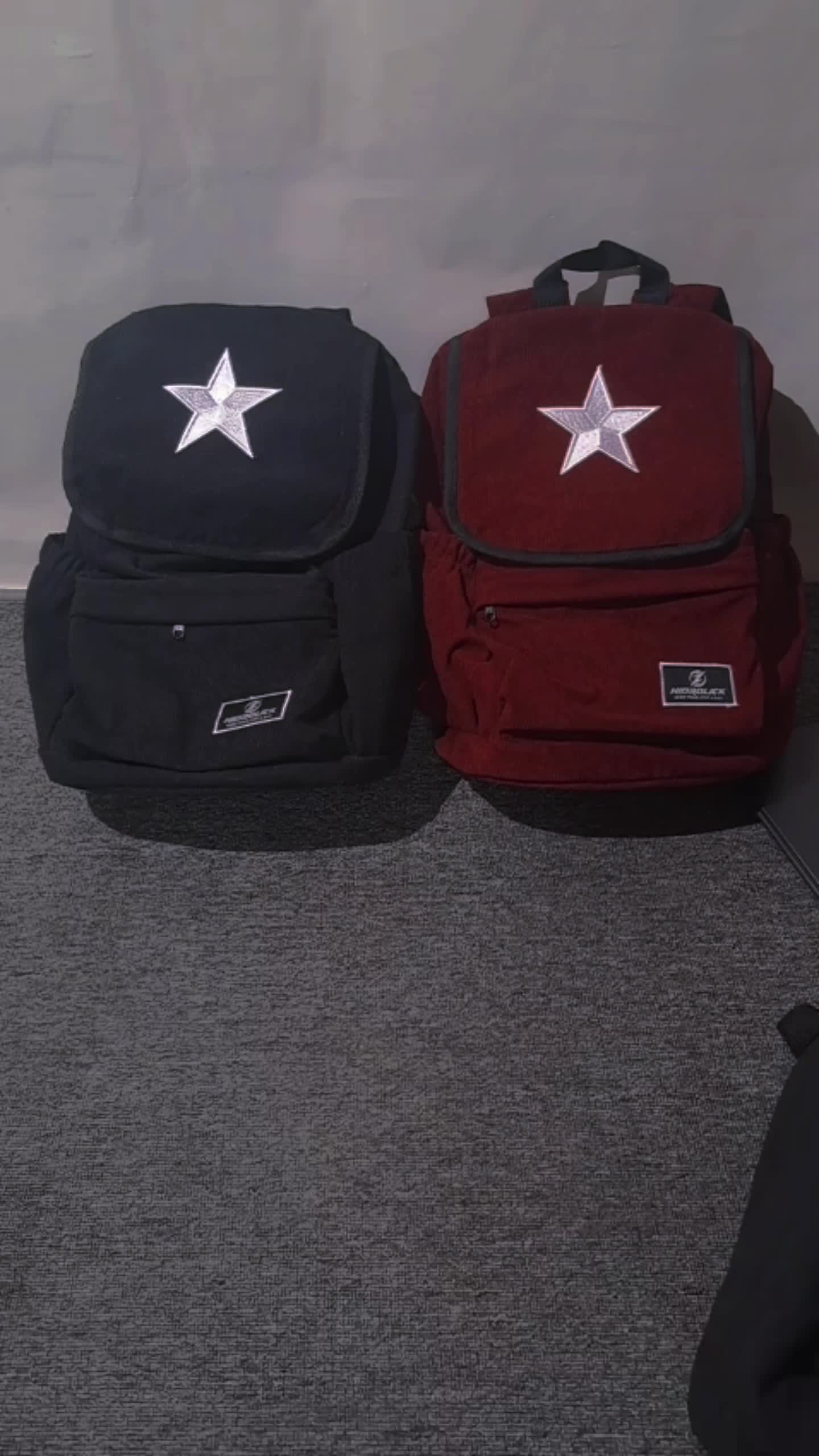 Tas Ransel Corduroy 2.0 Bintang Tas Sekolah & Kuliah Pria Wanita Tas Laptop Jahitan Double Bartex Backpack