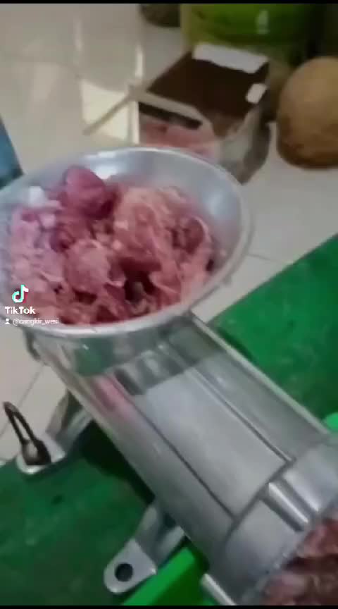 MESIN Penggiling Daging Pembuat Gethuk Sambel Kacang Bumbu Manual Mini