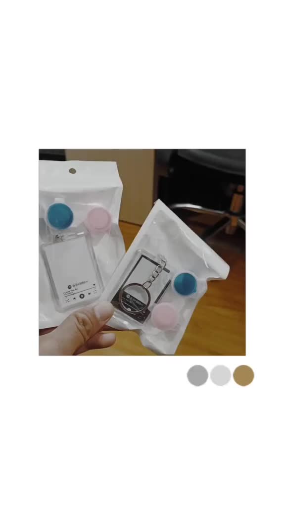 Ganci Spotify Polos Free Cat / Gantungan Kunci Sidik Jari / Keychain Couple Lucu (1PCS) Akrilik