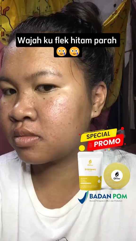 3 SABUN QUEENSI BRINGHTENING BPOM ORIGINAL- MENCERAHKAN Soap Perawatan