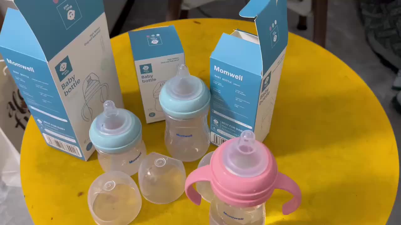 Momwell Botol bayi BPA Free Anti Bocor Botol Baby Minum150ML/260ML/330ML Dot Susu BP01