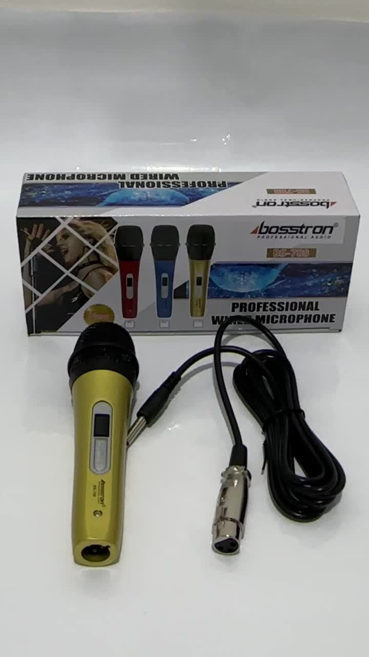 BOSSTRON MICROPHONE CABLE BS-788 MIC KABEL KARAOKE