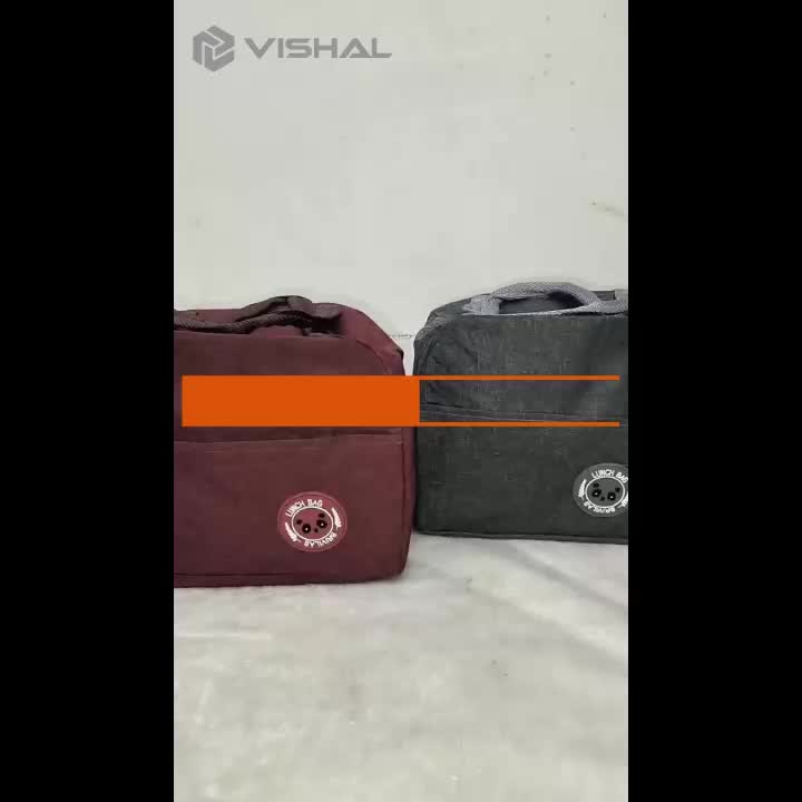 VISHAL Tas Travel Tempat Bekal Lunch Bag Premium Cooler Bag Makanan Sekolah Bahan 2 Lapis VS-8