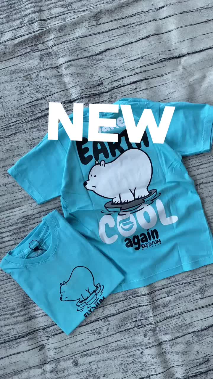 Setelan Baju Kaos Anak Distro Laki-Laki ElysiumKidsWear Dengan Celana Pendek Cargo Anak Bahan Dusky Crinkle Kekinian - Fashion Hari Libur Suits & Sets